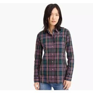 J. Crew Classic-fit Boy Shirt in Signature Tartan Size 10
